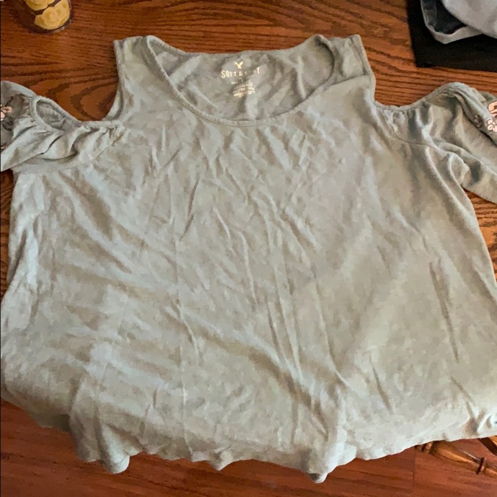 Cold shoulder soft and sexy top
